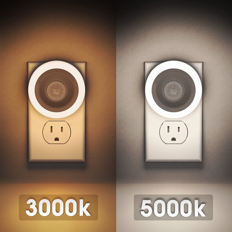 Briignite Motion Sensor Night Light, [2 Pack] Night Lights Plug