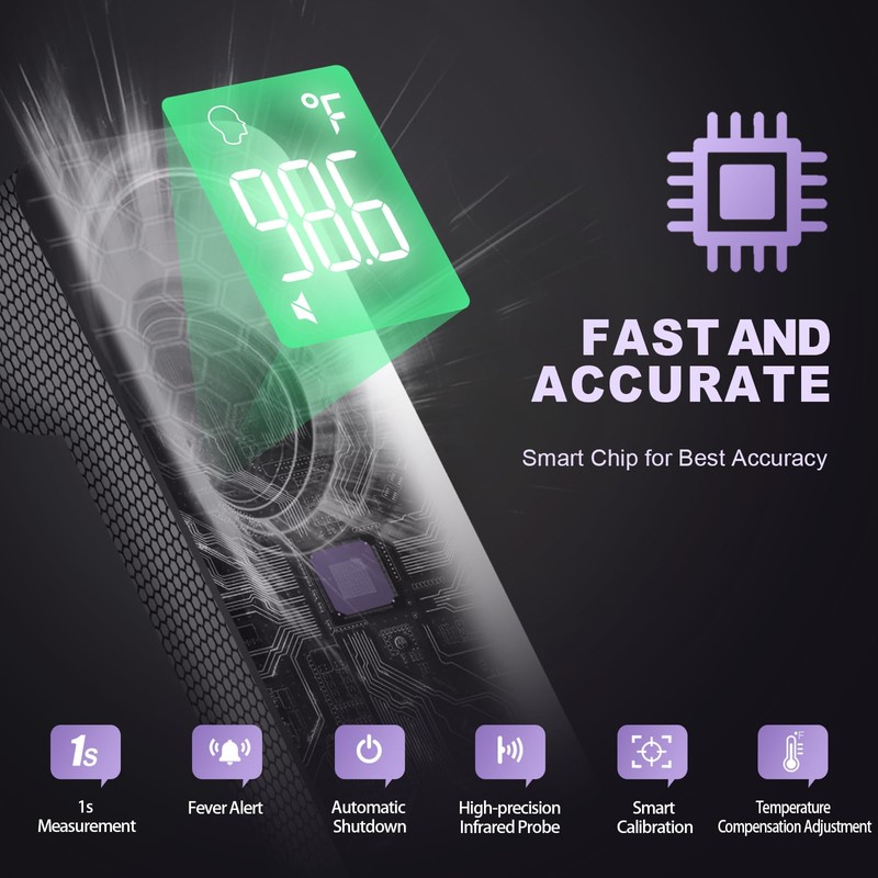 No-Touch Thermometer for Adults and Kids, Digital Accurate Baby Thermometer