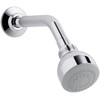KOHLER K-11637-H-CP Coralais 1.5 GPM Single-Function Wall-Mount Showerhead, Polished Chrome
