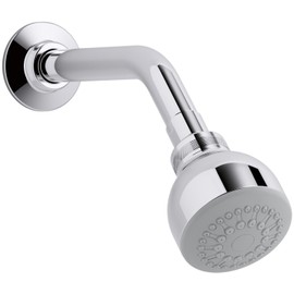 KOHLER K-11637-H-CP Coralais 1.5 GPM Single-Function Wall-Mount Showerhead, Polished Chrome