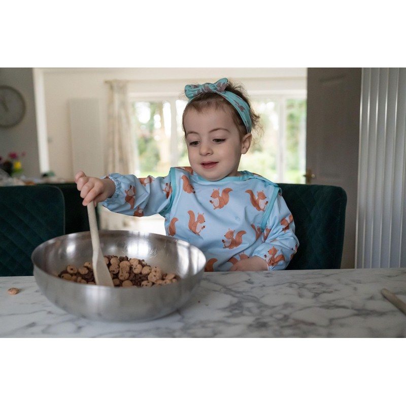Ziggle Squirrels coverall bib