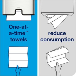 Tork-E Multifold Hand Towel, Natural, 100% recycled, FSC certified, Compatible with H2 Dispensers, 16 packs x 250 sheets (MK520A), Made in the USA