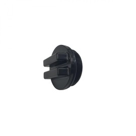 Hayward SP1022CBLK 1-1/2-Inch MIP Black Concrete Pool Drain Plug with O-Ring