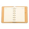 PATIKIL 6 Ring Binder Cover, 2 Pack A7 Leather Notebook