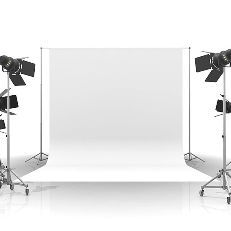 xisho White Screen Backdrop 6.6×5ft Portrait Background 100% Polyester Collapsible