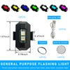 Dickno Mini LED 7 Color Rechargeable Drone Flashing Night Anti-Collision