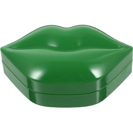COLLBATH Mascarilla Labial Nutritiva Verde de Tela No Tejida, 20 Piezas para Cuidado y Reparación Profunda Epidermis Labial, sin Sensación Grasa