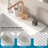 Diatomite Stone Faucet Mat for Kitchen Sink,15.8 x 3.9 Inch