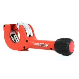 Nerrad Tools NT4028 Adjustable Ratchet Action Copper/INOX Tube Cutter, Red/Black, 8-28 mm