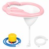 Inflatable Shampoo Basin for Home Hair Washing – Portable PVC