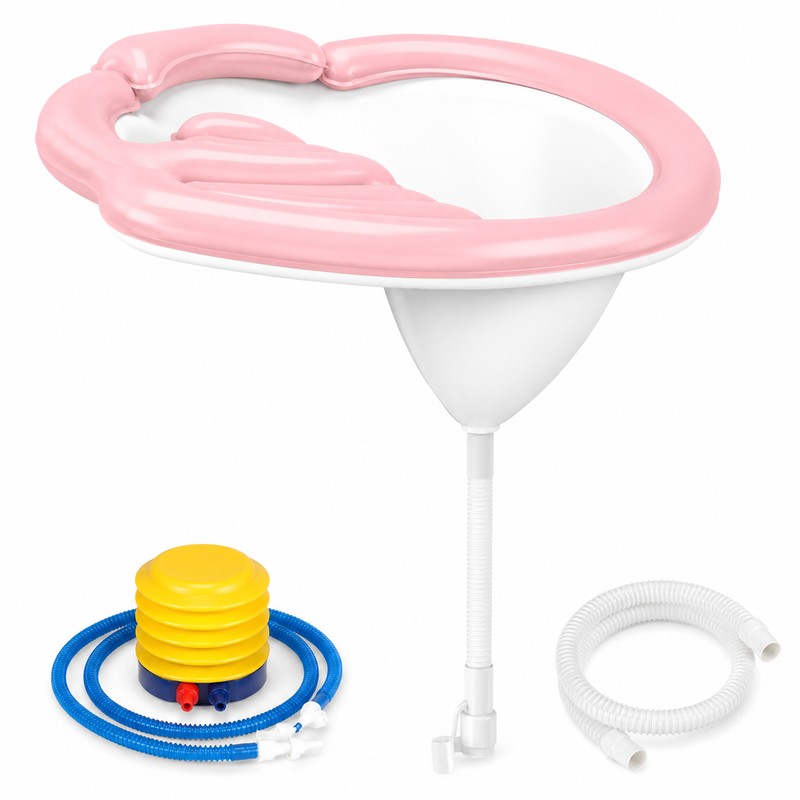 Inflatable Shampoo Basin for Home Hair Washing – Portable PVC