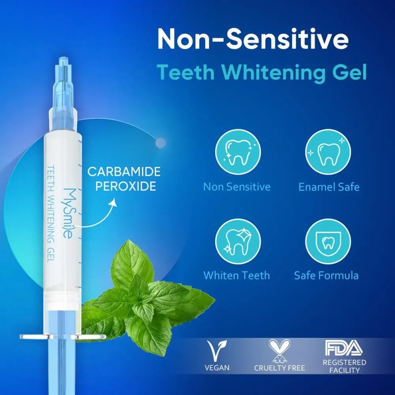 Kit De Blanqueamiento Dental Mysmile Para Dientes Sensibles