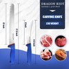 DRAGON RIOT Carving Knife Set for Meat 6 Inch Curved