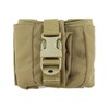 ULIONTAC Tactical Foldable Buckle Pouch - 500D Nylon Roll Up