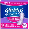 Unbranded Always Discreet Incontinence Panty Liners Size 2, Very Light