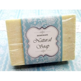 ZZYBIA Wrap Paper Tape for Homemade Soap Bar Handmade Products V3 20pcs (Light Blue Lace)