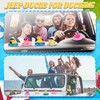 Cow-boy Rubber Duck Car Ornaments Squeaky Yellow Duck Car Dashboard