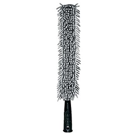 Libman Commercial 585 Flexible Microfiber Duster, Polypropylene Handle, 24" x 3" Head, Screw-On or Handheld (Pack of 6), Black