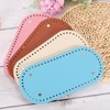 sourcing map Oval Bag Base Shape Pad 25 x 12