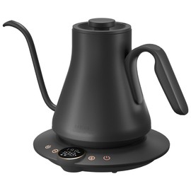 INTASTING Electric Kettle, Gooseneck Electric Kettle, ±1℉ Temperature Control, Stainless Steel Inner, Quick Heating, for Pour Over Coffee, Brew Tea, Boil Hot Water, 1500W/0.9L Dark Gray