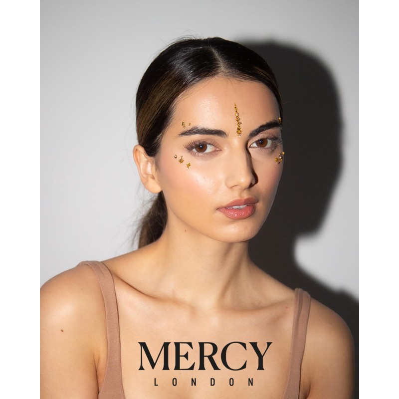 Gigi Gold Bindi ✮ Crystal Indian Bindi Face Jewels Gold