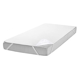 SETEX Wasserdichter Molton Matratzenschutz, 140 x 200 cm, Matratzenschoner aus 100 % Baumwolle, Generation, Weiß