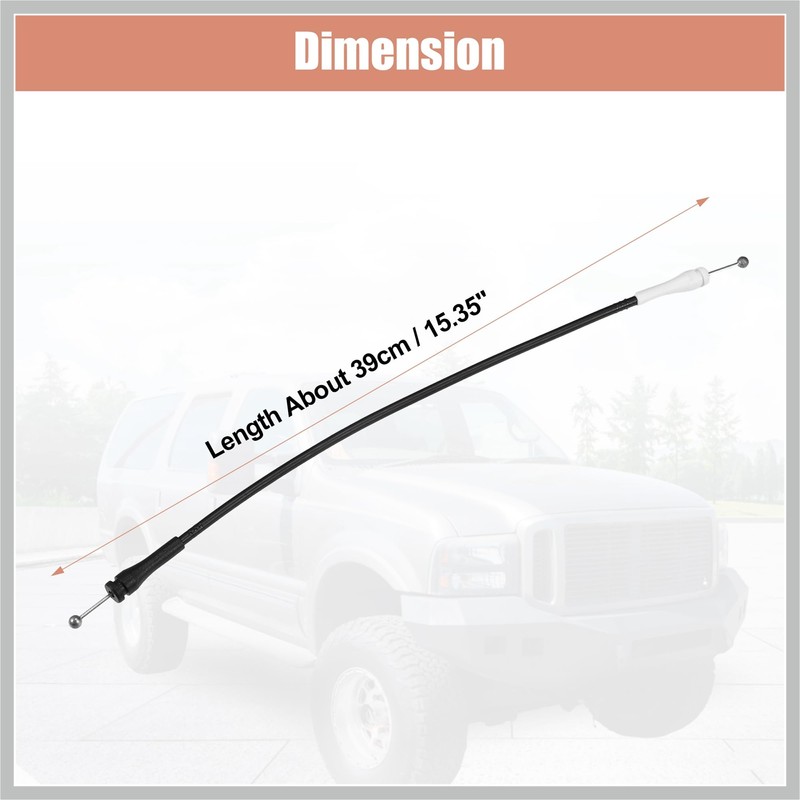 RATCHROLL Car Rear Left Barn Door Lock Cable for Ford