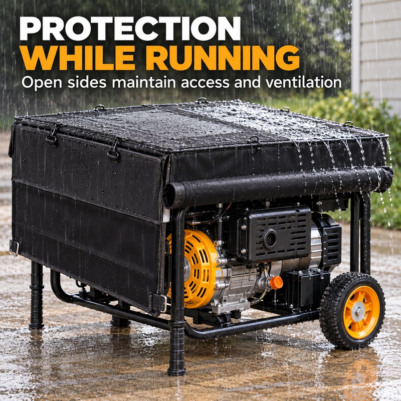 IGAN Waterproof Generator Running Cover for 3500-12000W Portable Generators, Heavy