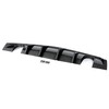 KUAFU Rear Bumper Diffuser Compatible with 2012-2014 Dodge Charger SRT8