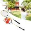 1 Pair High strength Sport Badminton Racket Durable Aluminium Alloy