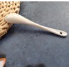 5 Inch White Ceramic Coffee Spoon with Long handle, Small