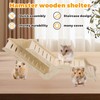 Hamster Hideout Climbing Ladder and Tunnel, Small Animal Tunnel Hideout,