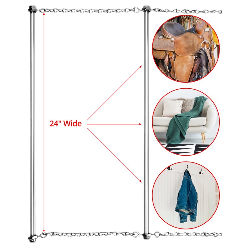 QWORK Horse Blanket Rack - 23.6 x 45.3 in, 2
