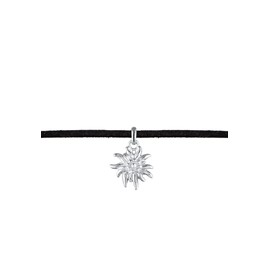 Elli Women's Choker Necklace Sun Pendant Trend 925 Sterling Silver, Sterling Silver, No Gemstone