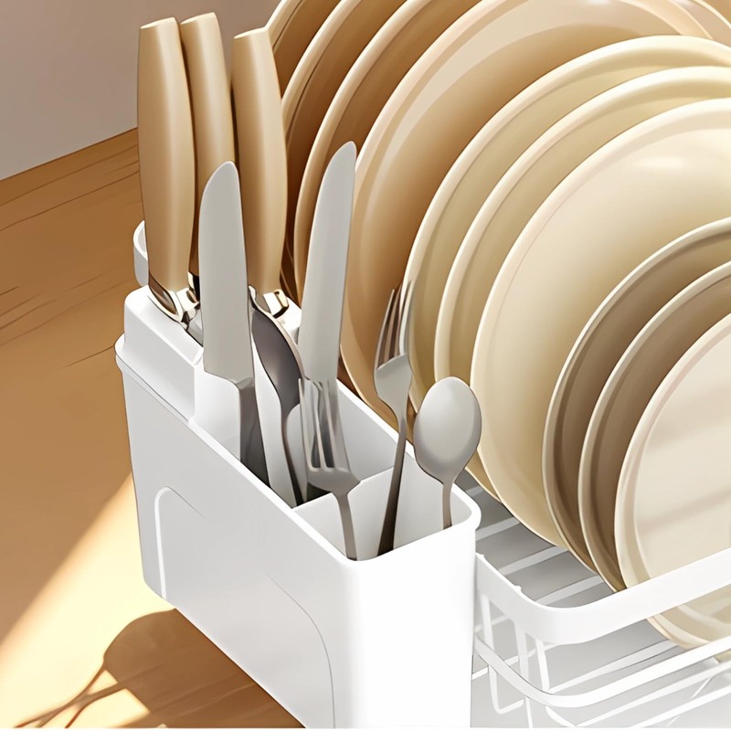 BULIJUJU Small Dish Drying Rack, Space Saving Dish Racks for