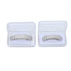 LKV Silver Grillz for Your Teeth 8 Top & 8