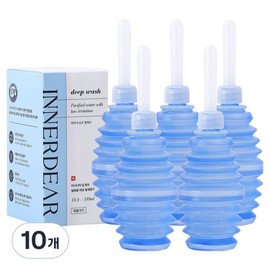 InnerDeer Deep Wash Vaginal Cleanser Feminine Cleanser, 10 units, 110ml / 이너디어 딥워시 질세정기 여성청결제, 10개, 110ml