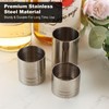 LDXDRU 12 Pack Stainless Steel Spirit Measure, 25ml & 35ml
