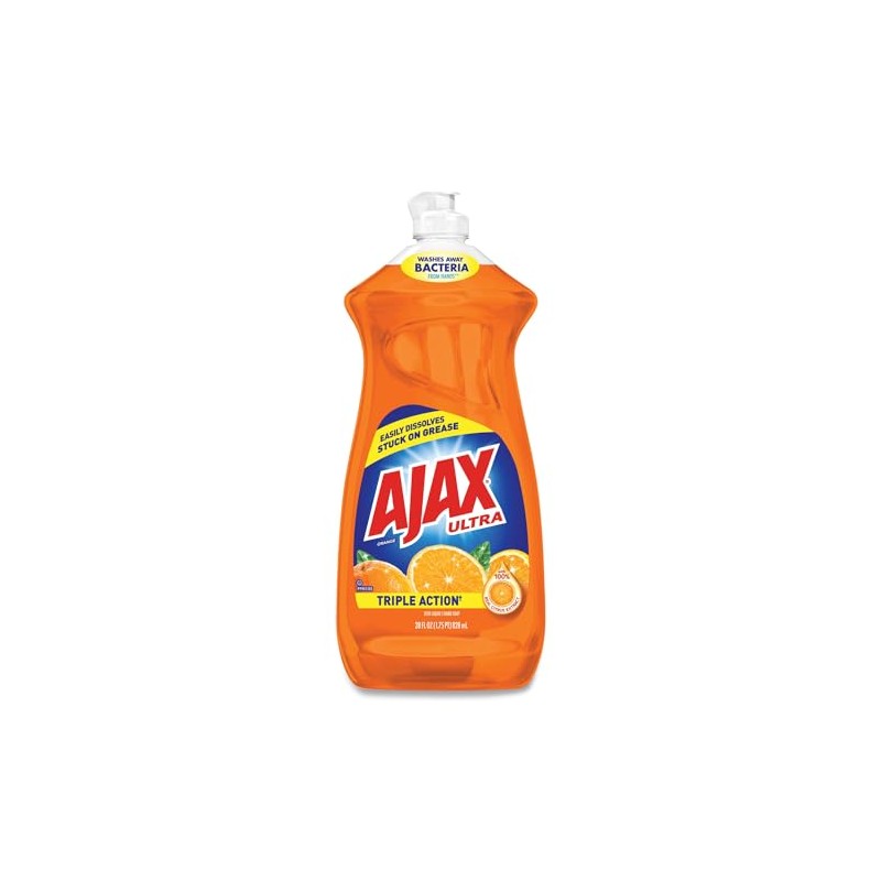 Ajax Dish Detergent, Liquid, Orange Scent, 28 Oz Bottle
