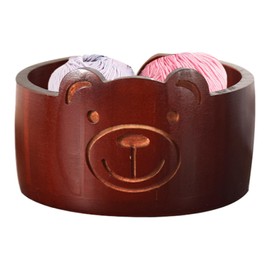 Yarn Bowls for Crocheting,Wooden Crochet Bowls for Yarn - Creative Cute Animal Shaped Container, Knitting Supplies Organizer