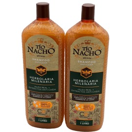 Tío Nacho Tio Nacho Shampoo Herbolaria Milenaria -(1 LITRO-33.814 OZ.) #2 JUMBO BOTTLES