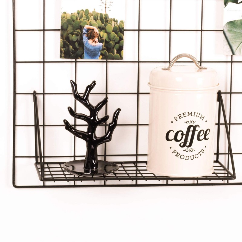 Kaforise Vinyl Dipped Wire Wall Grid Panel, Multifunction Photo Hanging