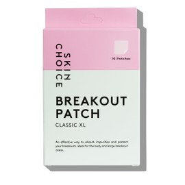 SKINCHOICE Pimple Patches XXL - Mighty Spot Patches (Pack of 10), Hydrocolloid Patches for Body, Cheek, Forehead, Chin, Dots for Acne Plasters, Vegan & Cruelty Free