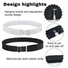 LSYZHX 4 Pcs Crop Tuck Band Belt, Elastic Fashion Belt