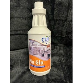 CUI Solutions Nu Glo Stainless Steel Cleaner and Polish RTU, 32 oz Bottle