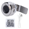 Bluetooth Fingerprint APP Lock Set Zinc Alloy Furniture Drawer Lock