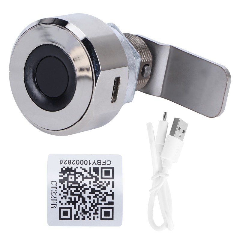 Bluetooth Fingerprint APP Lock Set Zinc Alloy Furniture Drawer Lock