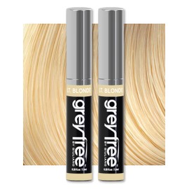 Root touch up, temporary hair color to cover gray hairlines, eyebrows, Mustache & Beards Greyfree 2 PACK (LIGHT BLONDE)