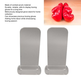 Boxing Glove Display Stand Acrylic, Vertical Gloves Holder for Boxing Stars, Suitable for Home Decoration, Wall Mountable, 8x5x15cm (Acrylic 2)