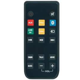 Replacement Remote Control Commander Compatible with Blackweb Soundbar BWA18SB001 37"- 2.1 Channel Sound Bar